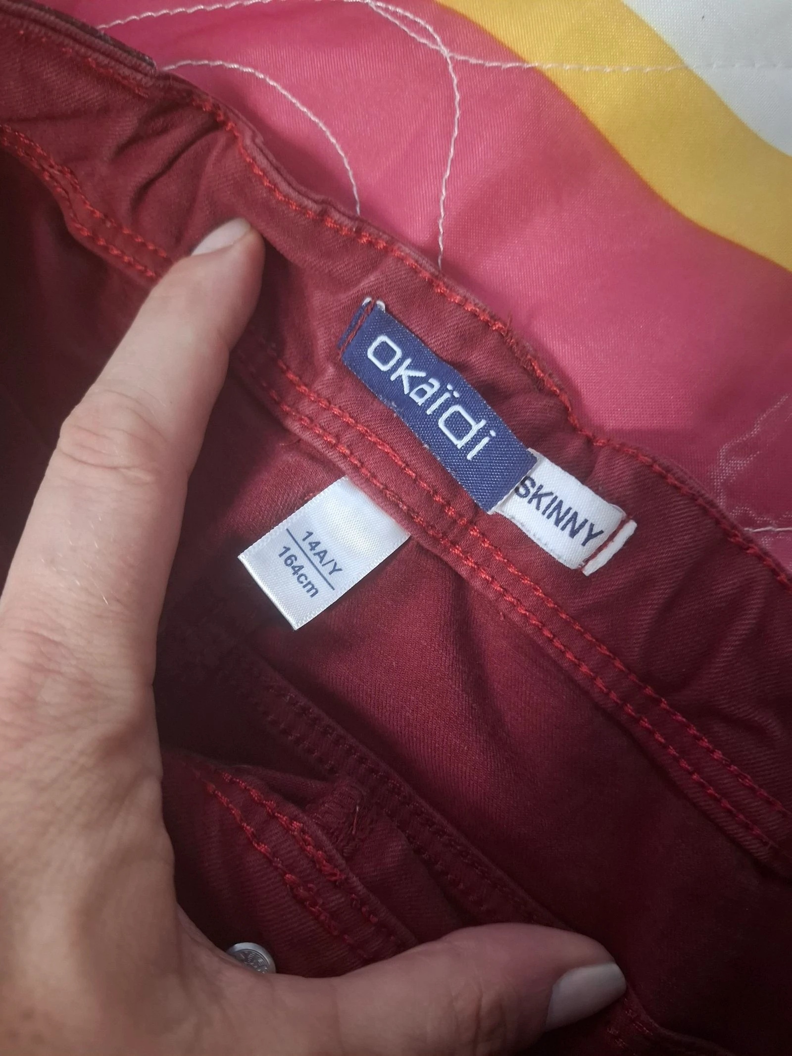 Nieuwe skinny jeans Okaïdi 14 jaar – photo 3